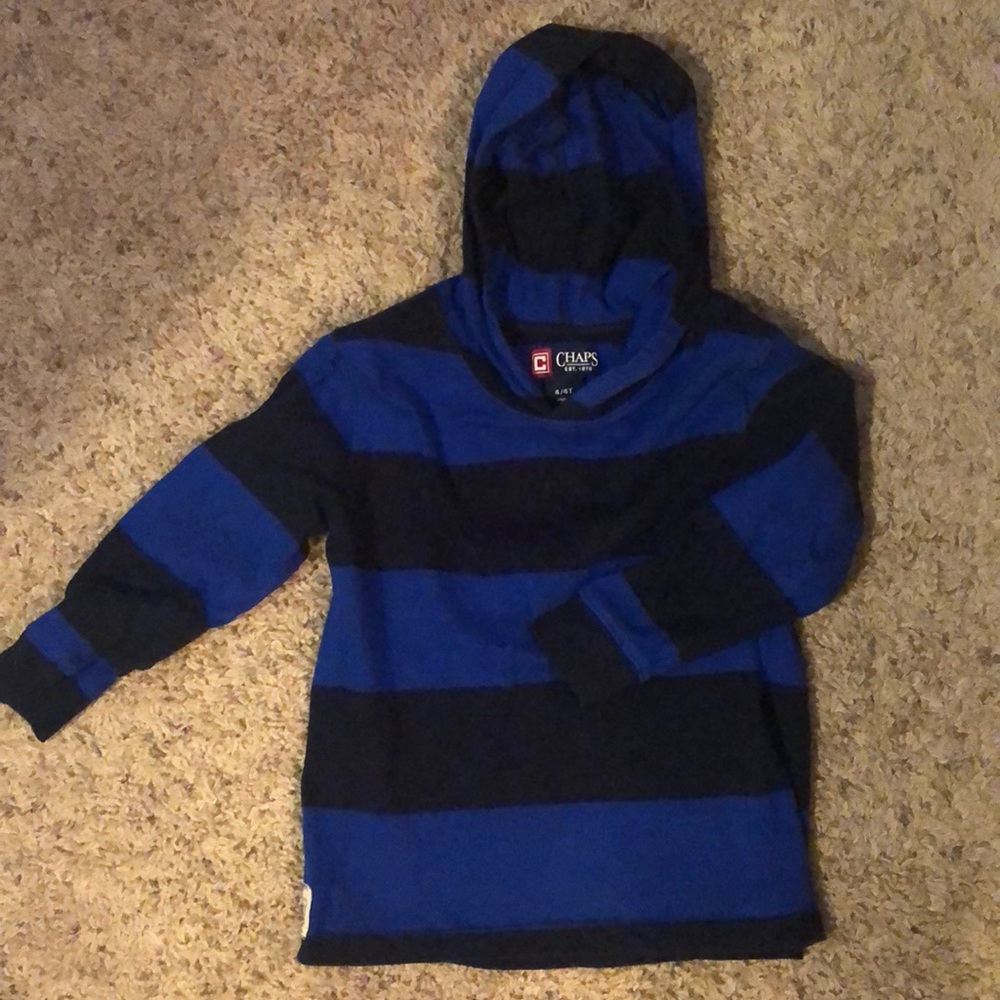 Chaps hooded long sleeve T-shirt